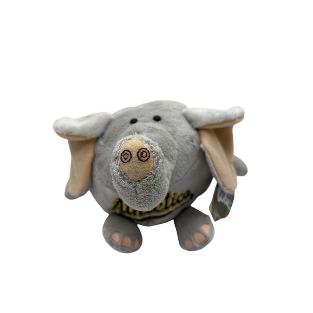 Oakland Athletics Plush Figure One Size Gray MLB Baseball Lubies Elephant Toy